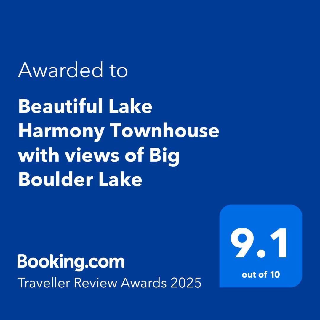Beautiful Lake Harmony Townhouse At Big Boulder Lake And Ski Area Bagian luar foto